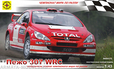  307 WRC 1:43 