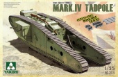 T2015 WWI Heavy Battle Tank Mk.IV Male Tadpole Workable track & wheels; 2 decal options. 1/35 TAKOM