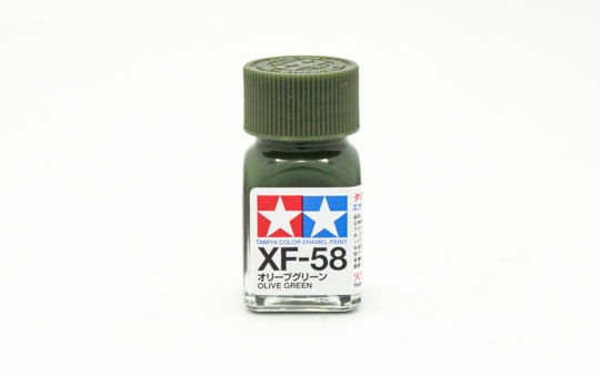 XF-58 OLIVE GREEN FLAT, ENAMEL PAINT 10 ML. (  ) TAMIYA 80358