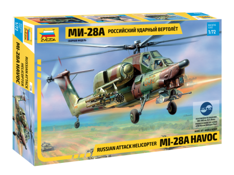 7246 Российский ударный вертолёт Ми-28А 1:72 ЗВЕЗДА