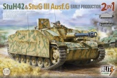 8009 StuH42&StuG III Ausf.G Early Production (2in1) 1/35 TAKOM