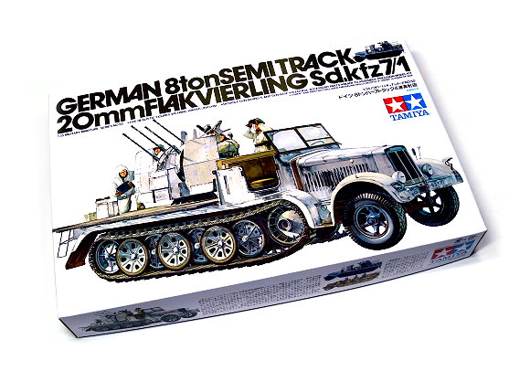 GERMAN 8tonSEMITRACK 20mmFLAKVIERLING Sd.kfz7/1 1/35 TAMIYA