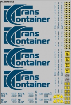 DKM0153	   TransContainer,  (200140)	Maksiprof 1:43