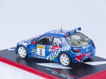 Peugeot 306 Maxi 2, Jaime Azcona - Julius Billmaier, 1997 Altaya Rally 1:43