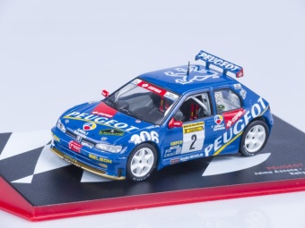 Peugeot 306 Maxi 2, Jaime Azcona - Julius Billmaier, 1997 Altaya Rally 1:43